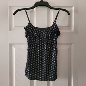 LIKE NEW Loft Tank with Ruffles!